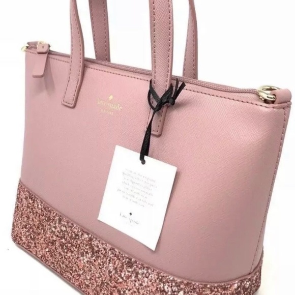 kate spade Bags Kate Spade Greta Court Ina Pink Glitter Crossbody Poshmark
